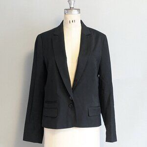 Black Classic Blazer French Connection Size 8 Single Breasted